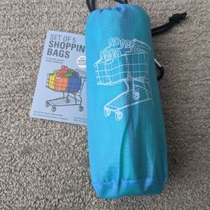 NWT Set of 5 Reusable Shopping Bags